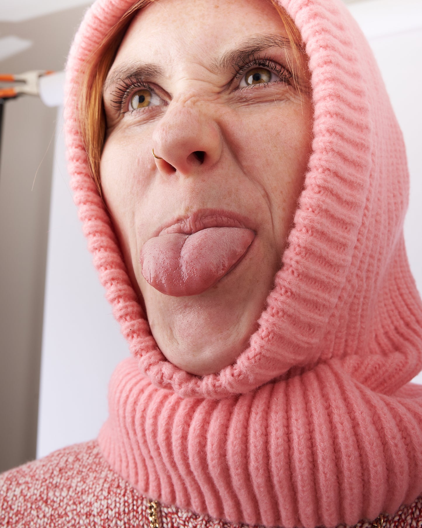 CHUNKY RIB FUZZY WOOL BALACLAVA - CRYSTAL BRIGHTS