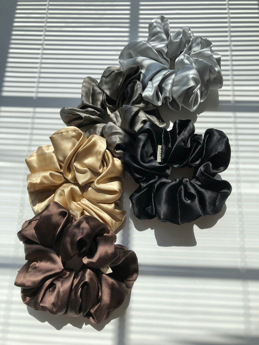 PURE SILK OVERSIZED SCRUNCHIES